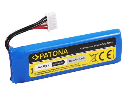 Patona PT6711 - JBL Flip 4 3000mAh 3,7V Li-Pol GSP872693 01