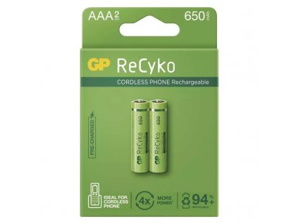 Nabíjecí baterie GP ReCyko Cordless AAA (HR03),2 ks