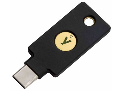 YubiKey 5C NFC - USB-C, klíč/token s vícefaktorovou autentizaci, podpora Smart Card (2FA)