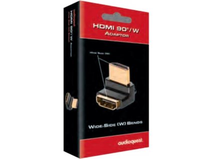 Audioquest HDMI adaptér 90°/W (zahnutý nahoru)