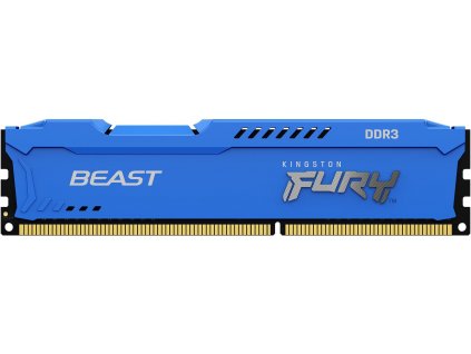 Kingston Fury Beast DIMM DDR3 4GB 1600MHz modrá