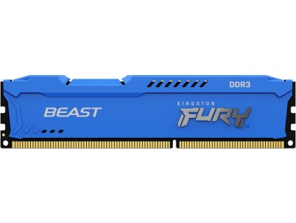 Kingston Fury Beast DIMM DDR3 8GB 1600MHz modrá