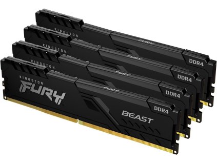 Kingston Fury Beast DIMM DDR4 64GB 3200MHz černá (Kit 4x16GB)