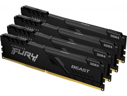 Kingston Fury Beast DIMM DDR4 64GB 3200MHz 1Gx8 černá (Kit 4x16GB)