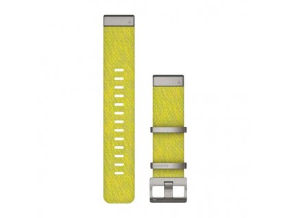 Garmin Řemínek QuickFit 22 mm, Tkaný nylonový řemínek, žluto-zelený