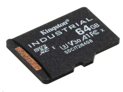 Kingston microSDXC 64GB Industrial bez adaptéru