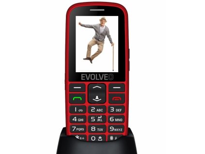 EVOLVEO EasyPhone EG červený