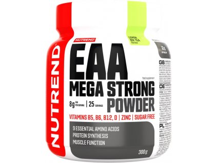 Nutrend EAA MEGA STRONG POWDER 300 g, ledový čaj citron