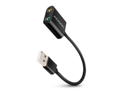 AXAGON ADA-12, USB 2.0 - externí zvuková karta