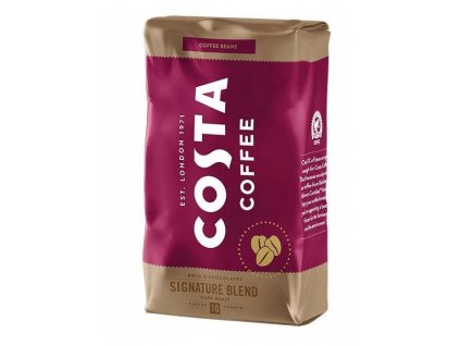 COSTA Káva "Signature Blend", tmavě pražená, zrnková, 1000g