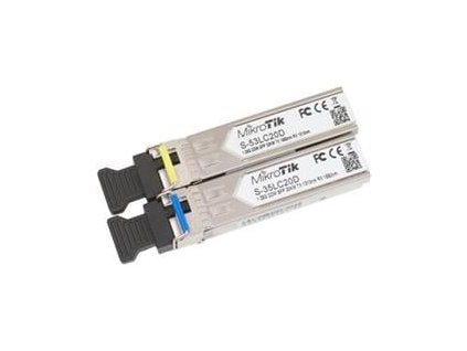 MikroTik pár SFP S-3553LC20D, SM, 20km, 1.25G