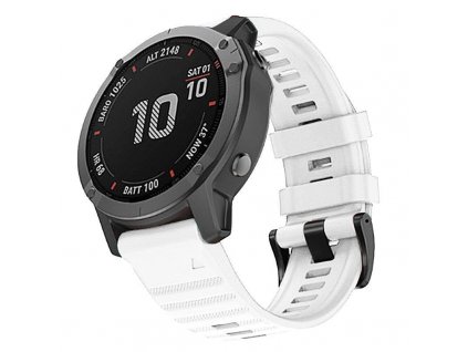 RhinoTech řemínek pro Garmin QuickFit silikonový outdoor 22mm bílý