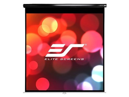 ELITE SCREENS plátno roleta 99" (251,5 cm)/ 1:1/ 177,8 x 177,8 cm/ Gain 1,1/ case černý