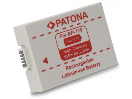 PATONA baterie pro digitální kameru Canon BP-110 950mAh Li-Ion