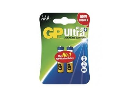 Alkalická baterie GP Ultra Plus AAA (LR03) 2Ks