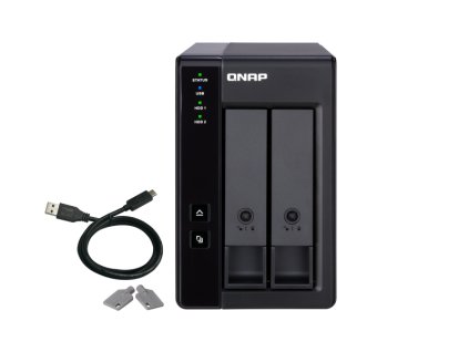 QNAP TR-002 rozšiřovací jednotka pro PC či QNAP NAS (2x SATA / 1x USB-C)