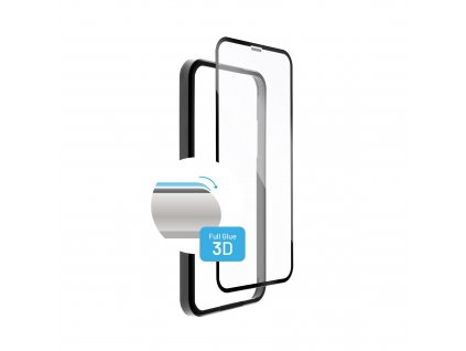 Ochranné tvrzené sklo FIXED 3D Full-Cover s aplikátorem pro Apple iPhone XR/11, černé