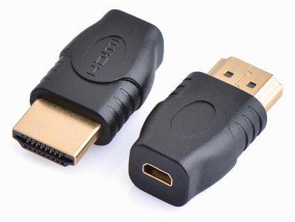 Adapter micro HDMI Typ D samice - HDMI Typ A samec