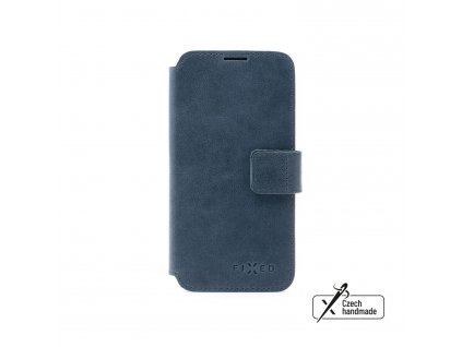 Kožené pouzdro typu kniha FIXED ProFit pro Samsung Galaxy M53 5G, modré