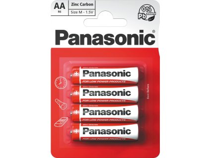 Panasonic R6 4BP AA Red