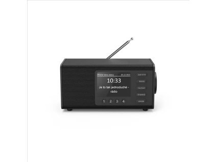 Hama digitální rádio DR1000, FM/DAB/DAB+, černé