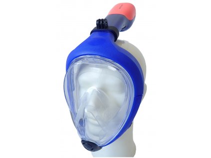 P1501S-MO Celoobličejová potápěčská maska junior - modrá
