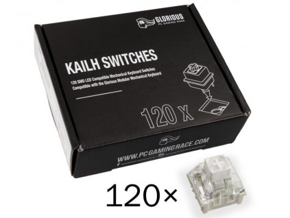 Glorious Kailh Box White Switches, 120 ks
