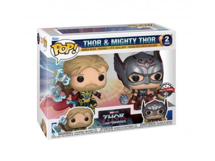 Funko POP Marvel: Thor L&T 2 pack Thor a Mighty Thor