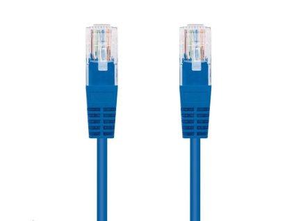 C-TECH kabel patchcord Cat5e, UTP, modrá, 1m