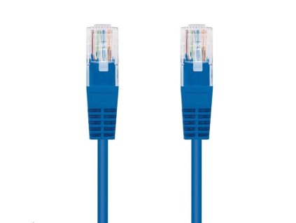 C-TECH kabel patchcord Cat5e, UTP, modrá, 2m