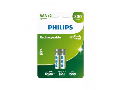 PHILIPS R03B2A80/10 AAA Nabíjecí baterie (2ks)