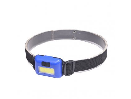 Solight čelová LED COB svítilna, 3W, modrá