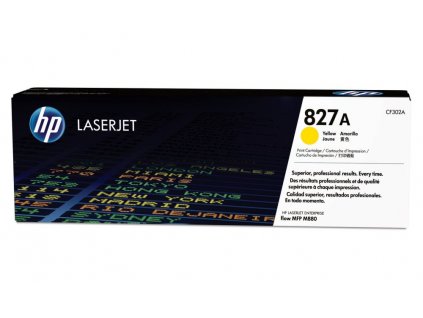HP 827A Žlutá originální tonerová kazeta LaserJet