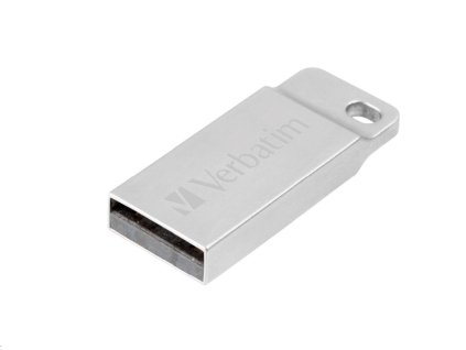 VERBATIM Flash Disk 64GB Metal Executive, USB 2.0, stříbrná