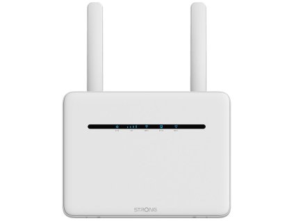 STRONG 4G+ LTE router 1200/ Wi-Fi standard 802.11a/b/g/n/ac/ 1200 Mbit/s/ 2,4GHz a 5GHz/ 4x LAN/ 1x SIM/ bílý