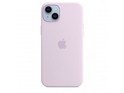 Apple iPhone silikonový kryt s MagSafe na iPhone 14 Plus, šeříkově modrý