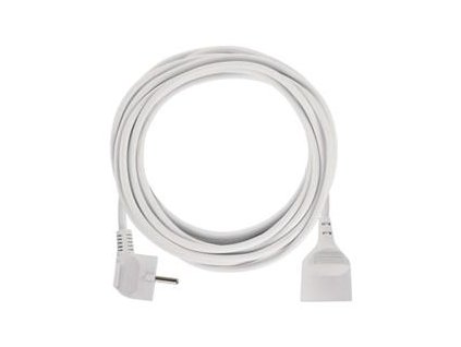 Prodlužovací kabel 7 m / 1 zásuvka / bílý / PVC / 1,5 mm2