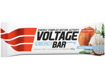 Nutrend VOLTAGE ENERGY bar 65 g, kokos