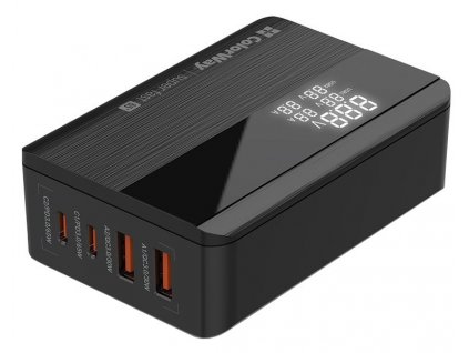 ColorWay CW-CHS040PD-BK USB nabíječka, 2x USB-A, 2x USB-C, 65W