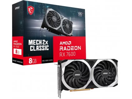 MSI AMD Radeon RX 7600 MECH 2X CLASSIC 8G OC