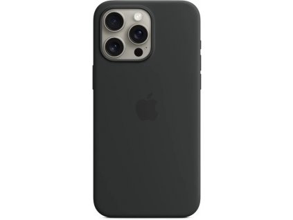 Apple iPhone 15 Pro Max Silicone Case s MagSafe - Black