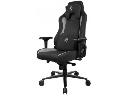 AROZZI herní židle VERNAZZA Supersoft Fabric Black/ černá