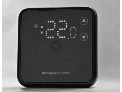 Honeywell Home DT3, Programovatelný drátový termostat, 7denní program, černá