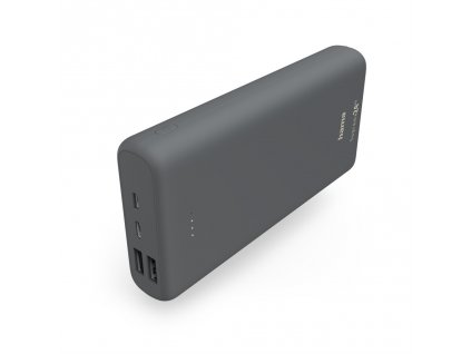 Hama Supreme 24HD, powerbank, 24000 mAh, 3 A, 3 výstupy: 1x USB-C, 2x USB-A