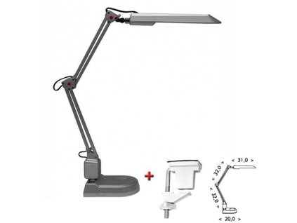 Ecolite lampa L50164-LED 8W stříbrná