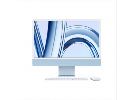 Apple iMac 24" M3 CZ Modrý (MQRR3CZ/A)