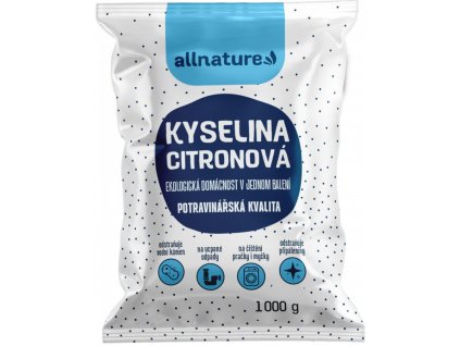 Allnature Kyselina citronová 1 kg