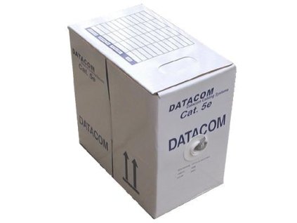 KABEL UTP lanko (licna) DATACOM cat. 5e - Box 305m šedý