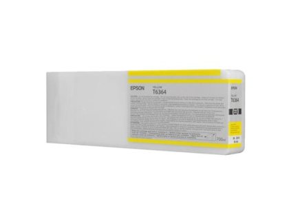 Epson T636400 UltraChrome HDR Yellow, 700ml, pro Stylus Pro 7900/9900 - originální
