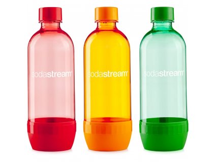 SodaStream Lahev JET TriPack Orange Red Green, 1 l